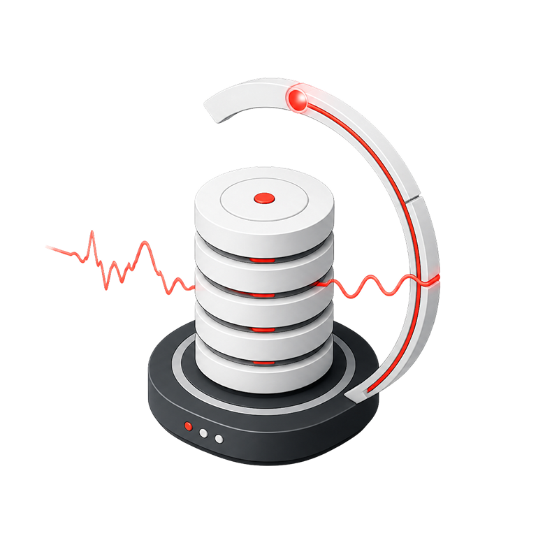 Database stack with a live health signal