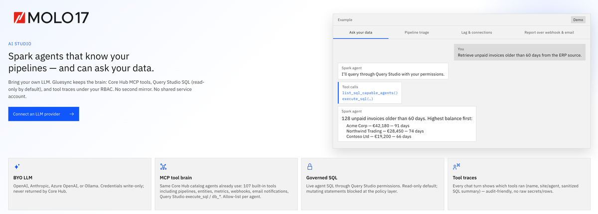 Gluesync 2.3.0: AI Studio, Enterprise brain, and a Fields Editor you draw featured image